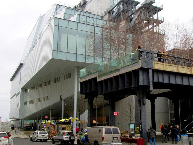 Whitney Museum and end of High Line